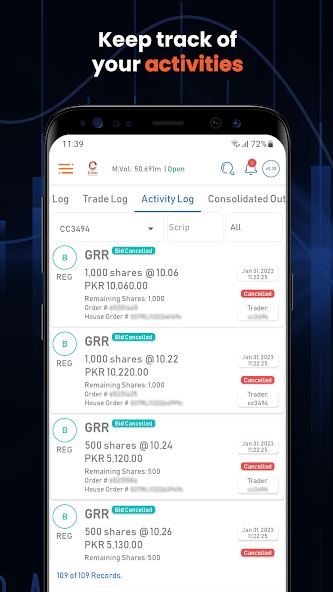 Virtual trading and easy sign-up on the OS Capital app